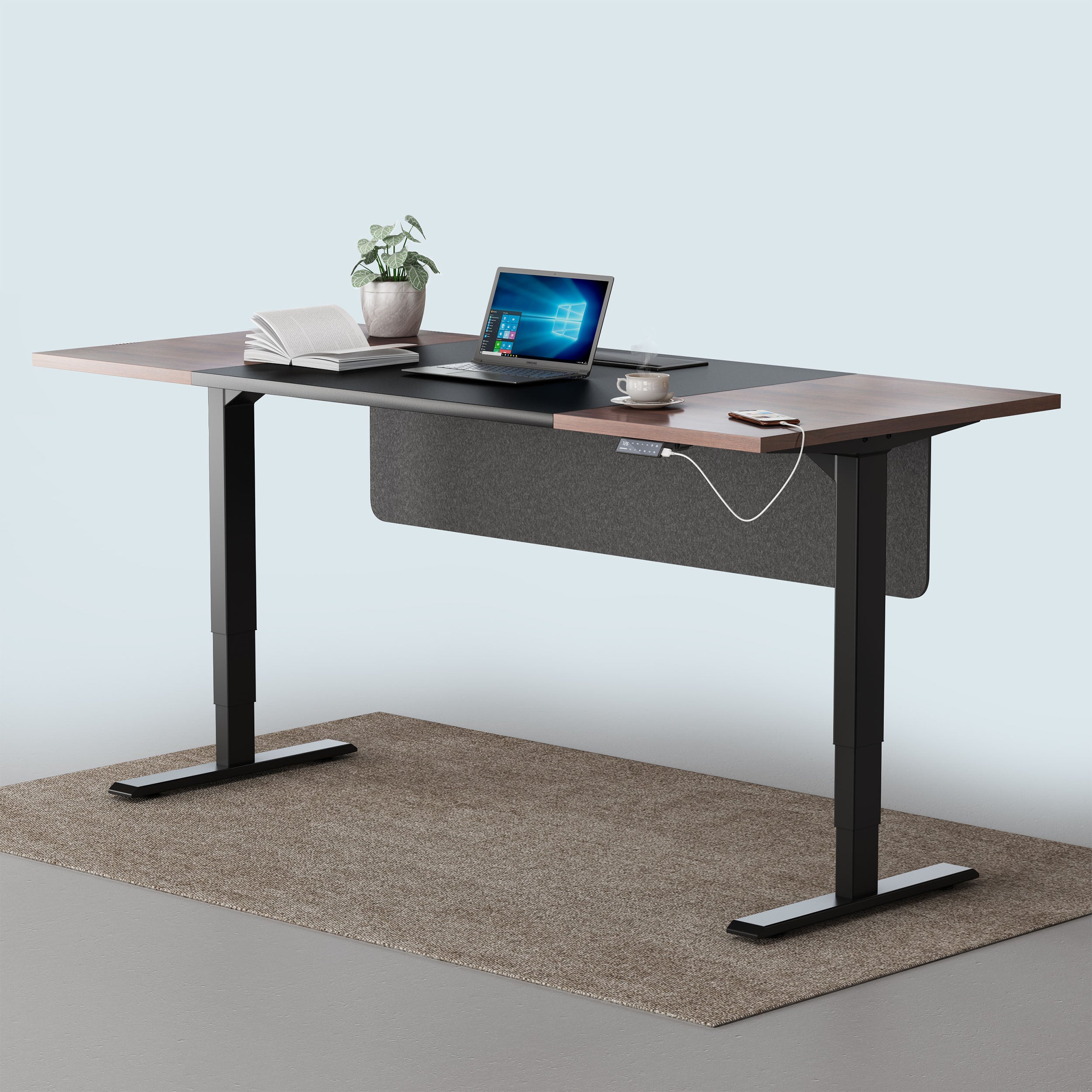 Maidesite SC2 Pro - Höhenverstellbarer Schreibtisch 160x80/180x80 cm