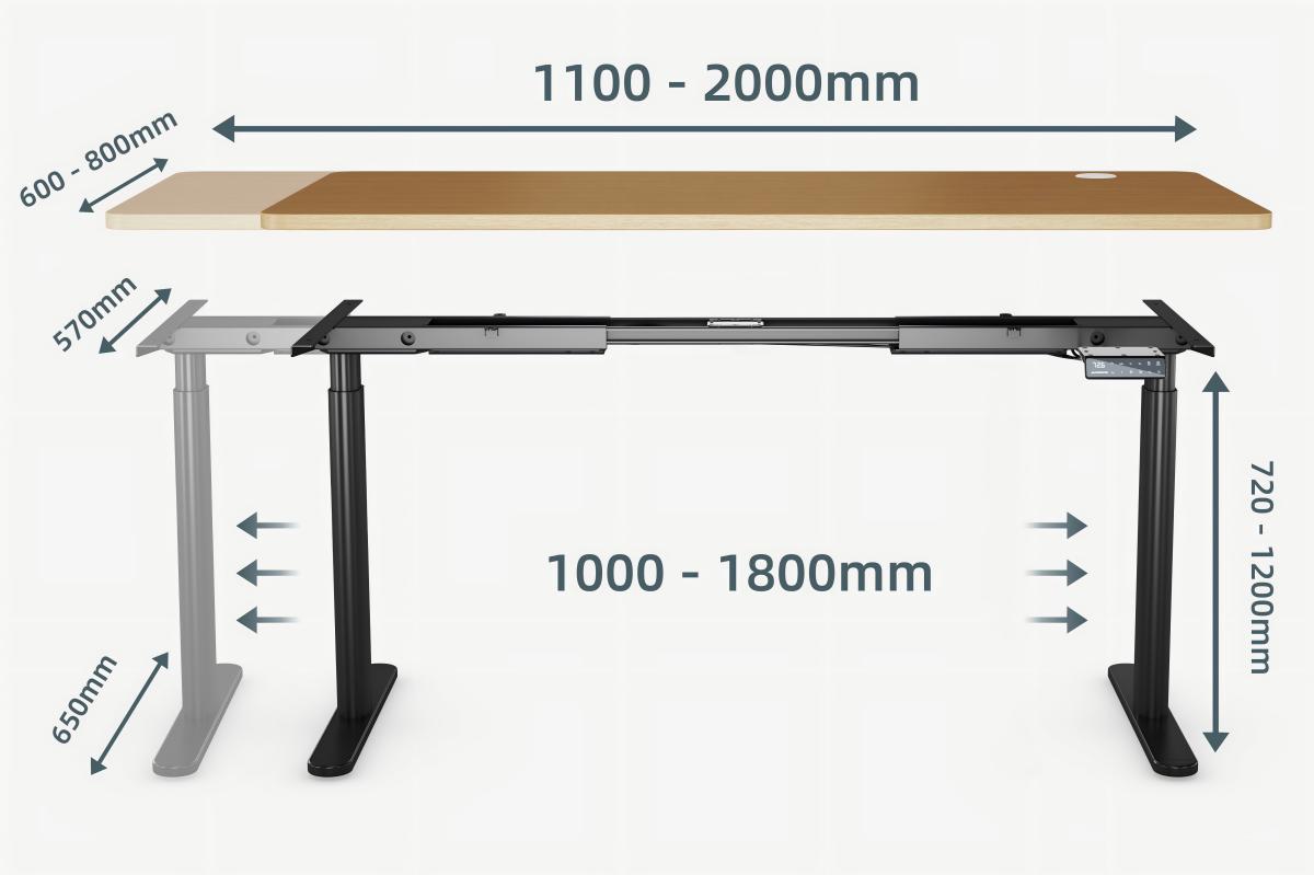 <p>Passt auf 110–200 cm Platten</p>
