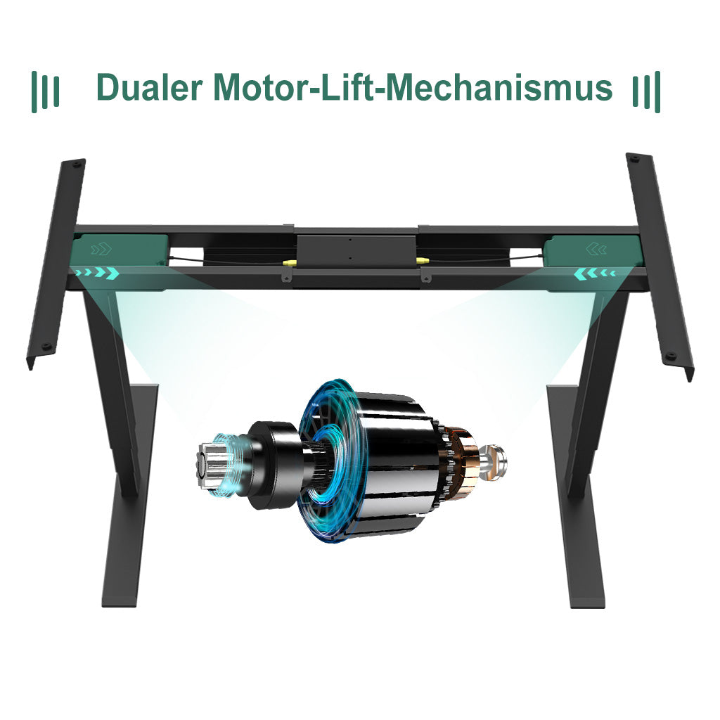 Maidesite SC2 Pro - Höhenverstellbarer Schreibtisch 160x80/180x80 cm