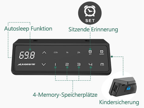 Wie funktioniert ein höhenverstellbarer Schreibtisch? - Maidesite