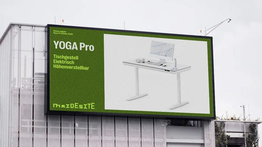 Maidesite Yoga Desk: Home-Office-Ästhetik "Weniger ist mehr"