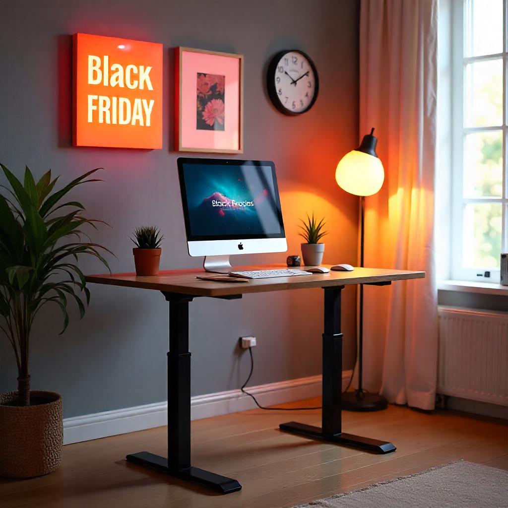 Höhenverstellbarer Schreibtisch für zu Hause, Black Friday-Aktion