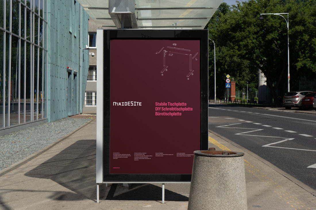 Höhenverstellbarer Schreibtisch Maidesite: Farb-Ergonomie 2025