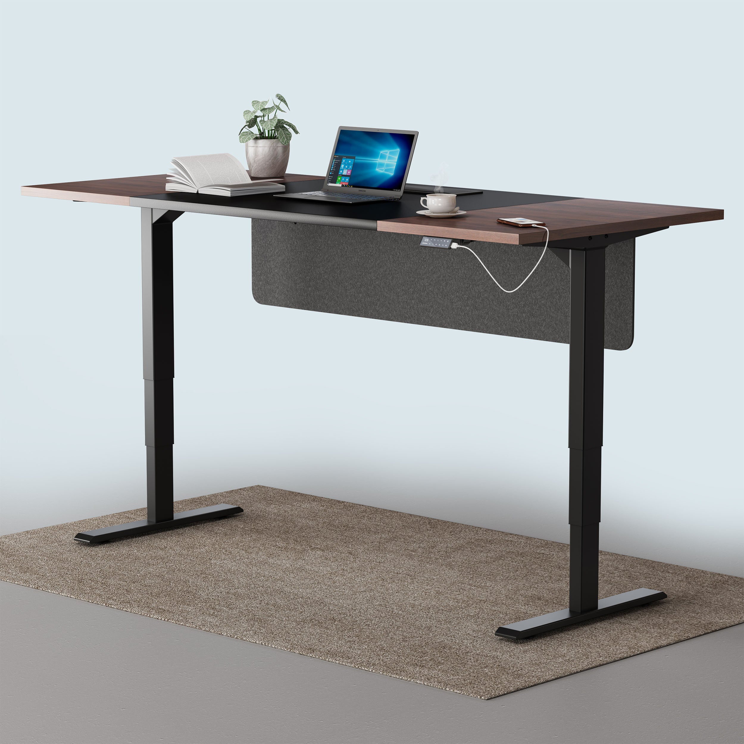Maidesite SC2 Pro - Höhenverstellbarer Schreibtisch 160x80/180x80 cm