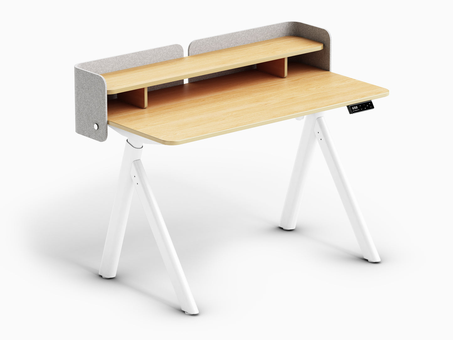 Maidesite ArborLift Elektrisch Höhenverstellbarer Schreibtisch, 120x60 / 140x70 cm, mit USB-C Anschluss