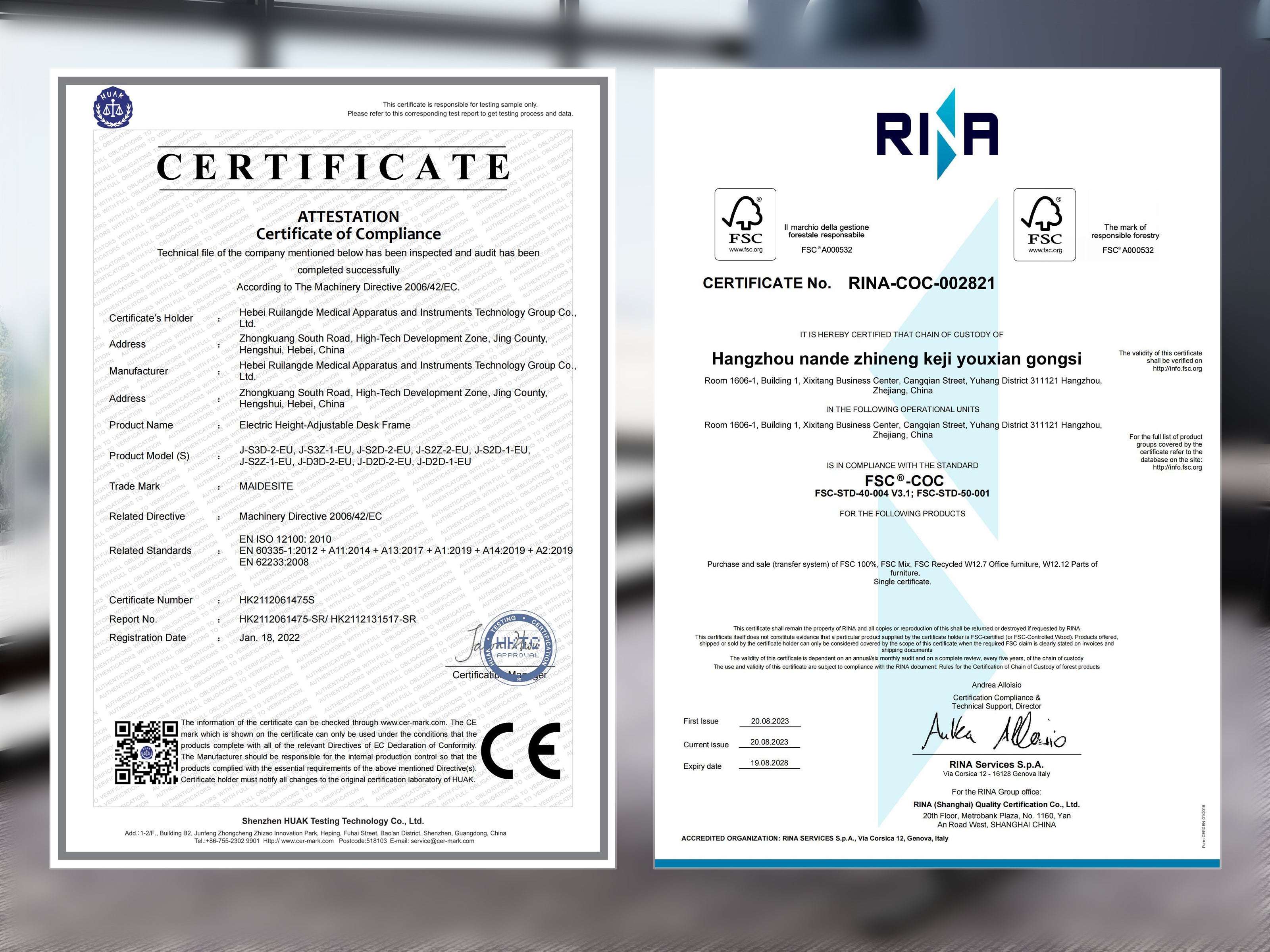 Maidesite EL2 Plus Art – Stilvoller und stabiler Höhenverstellbarer Schreibtisch