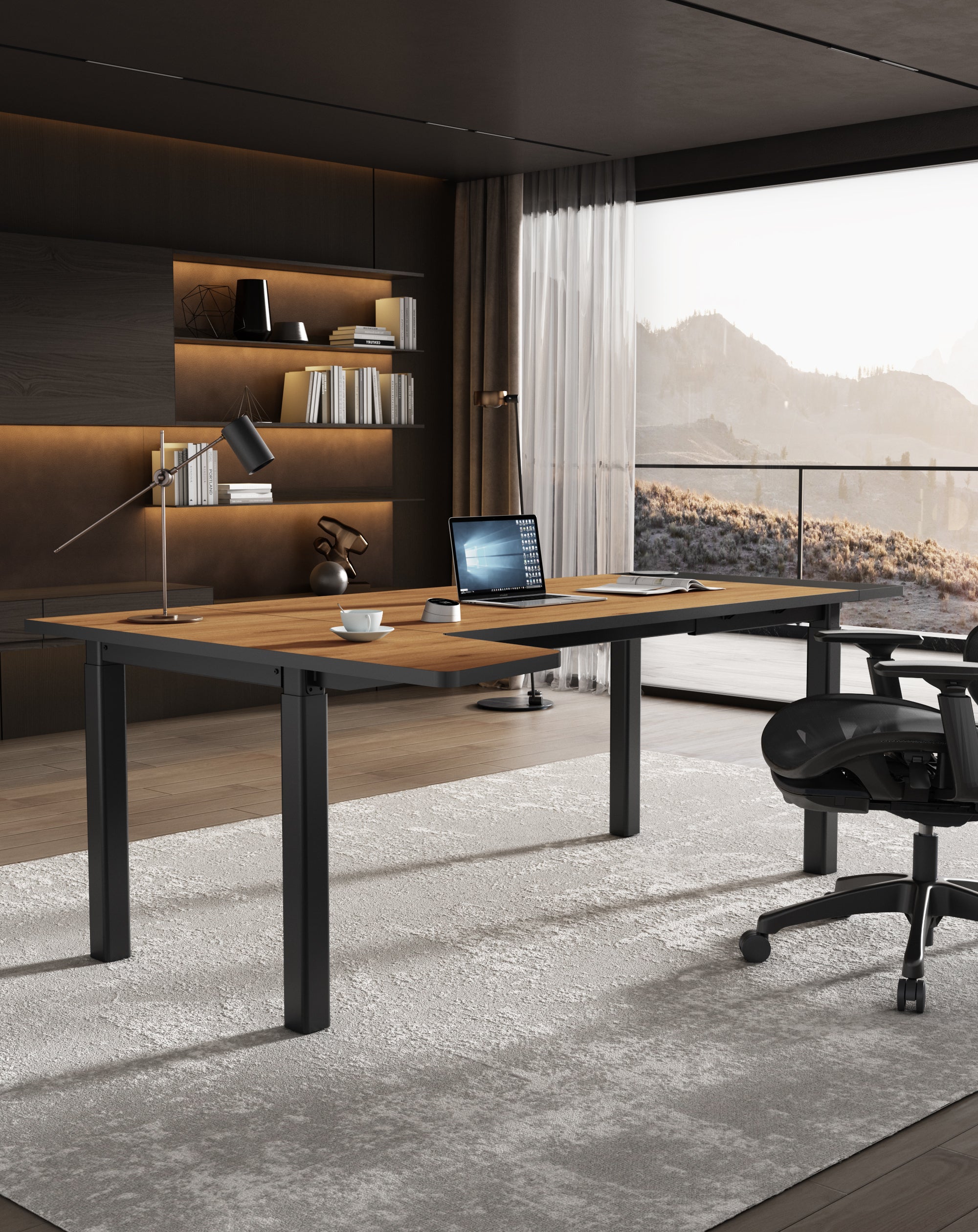 MAIDeSITe Elektrisch Höhenverstellbarer Schreibtisch 160x70 Cm – Mit Memory & Zubehör