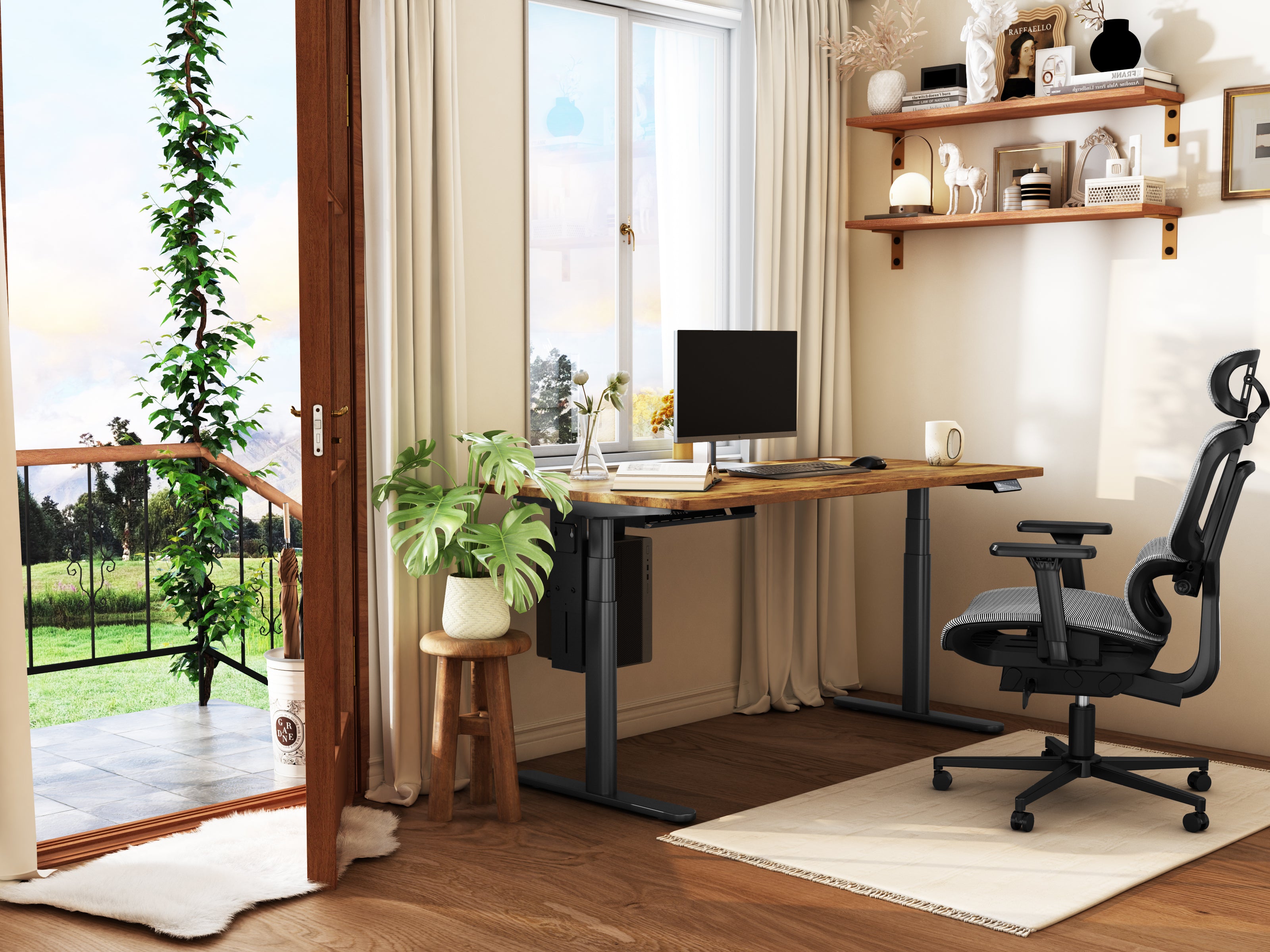 Maidesite EL2 Plus Art – Stilvoller und stabiler Höhenverstellbarer Schreibtisch