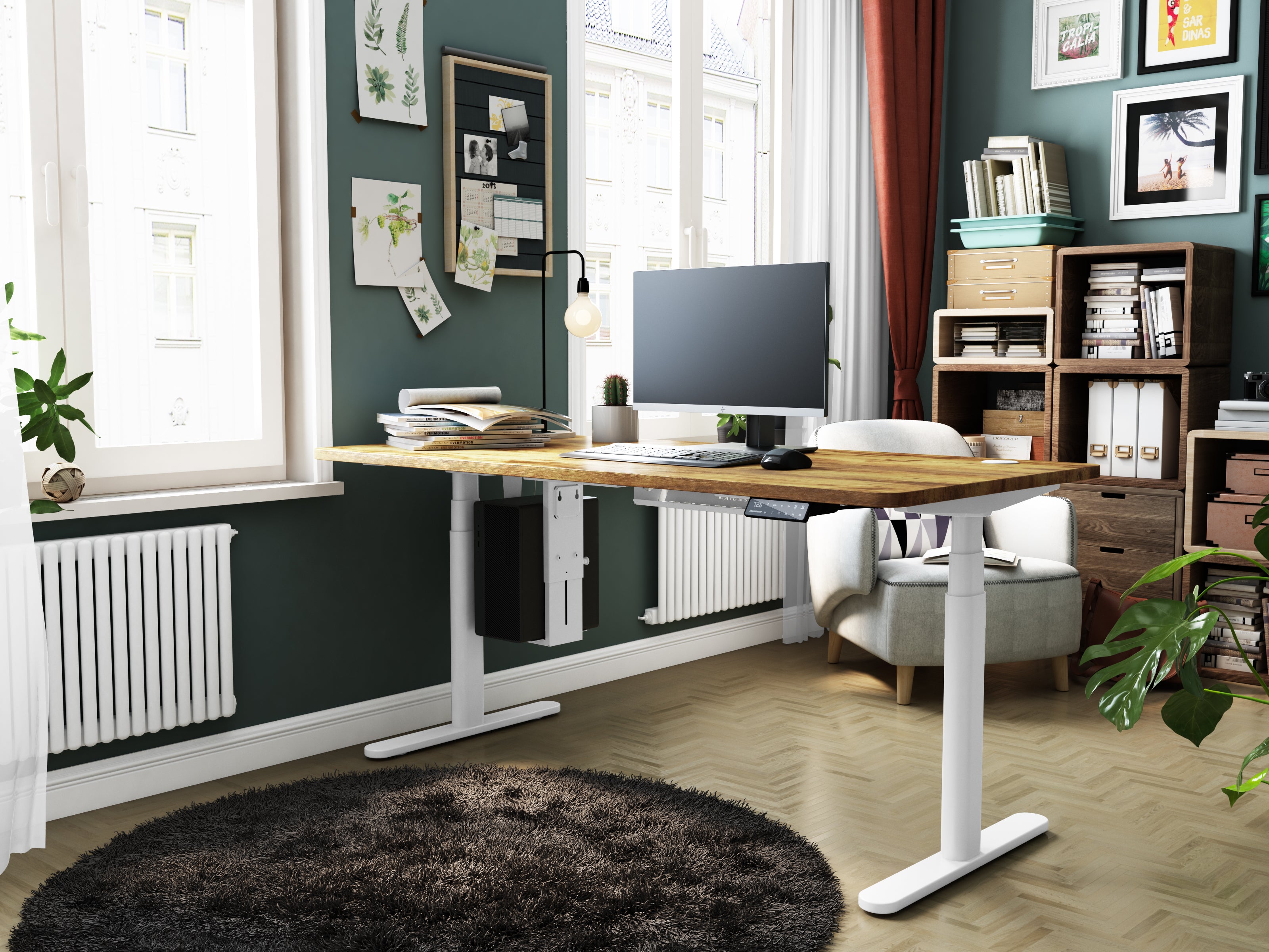 Maidesite EL2 Plus Art – Stilvoller und stabiler Höhenverstellbarer Schreibtisch