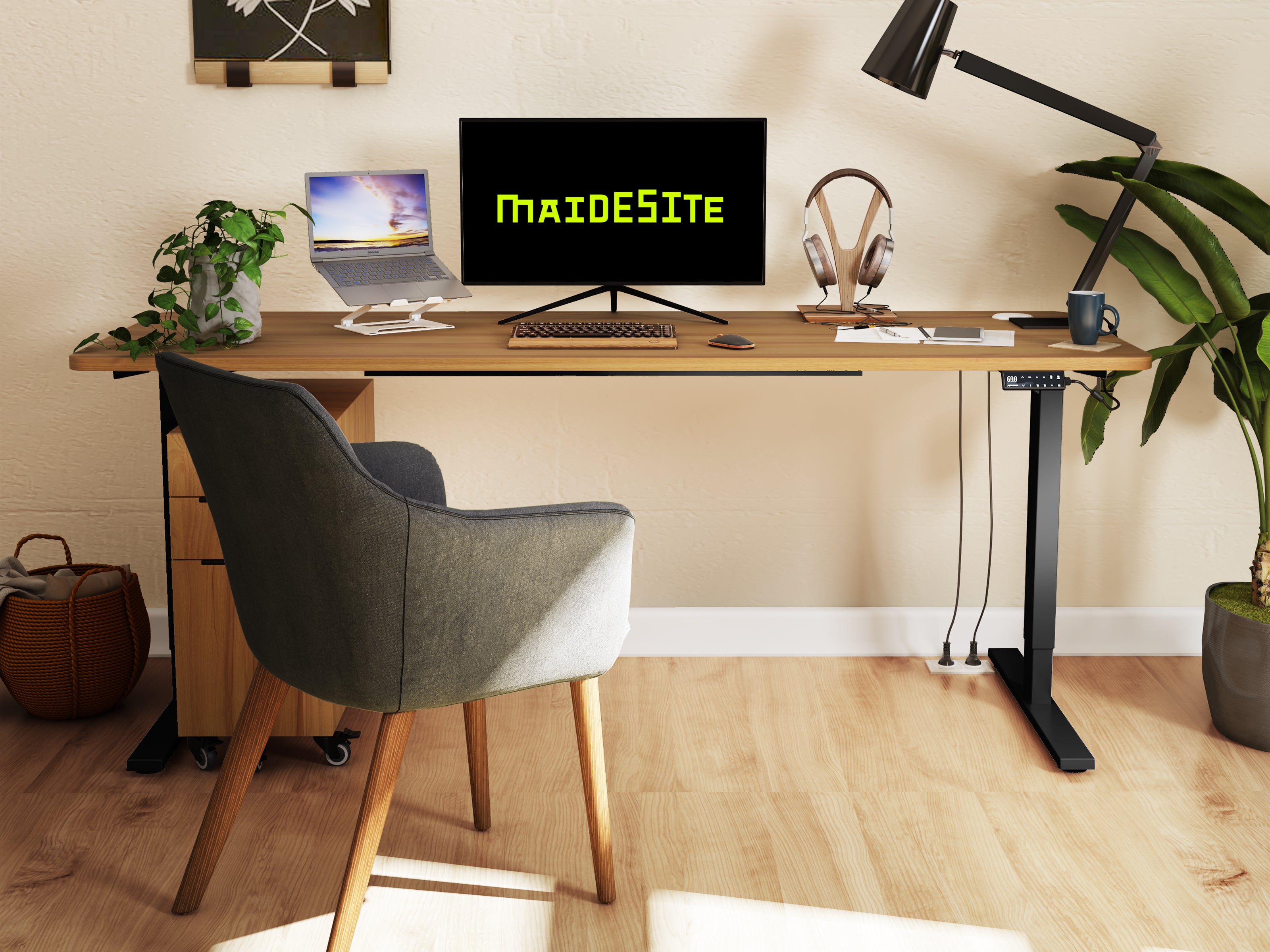 Maidesite T2 Pro – Stabiler Profi-Höhenverstellbarer Schreibtisch