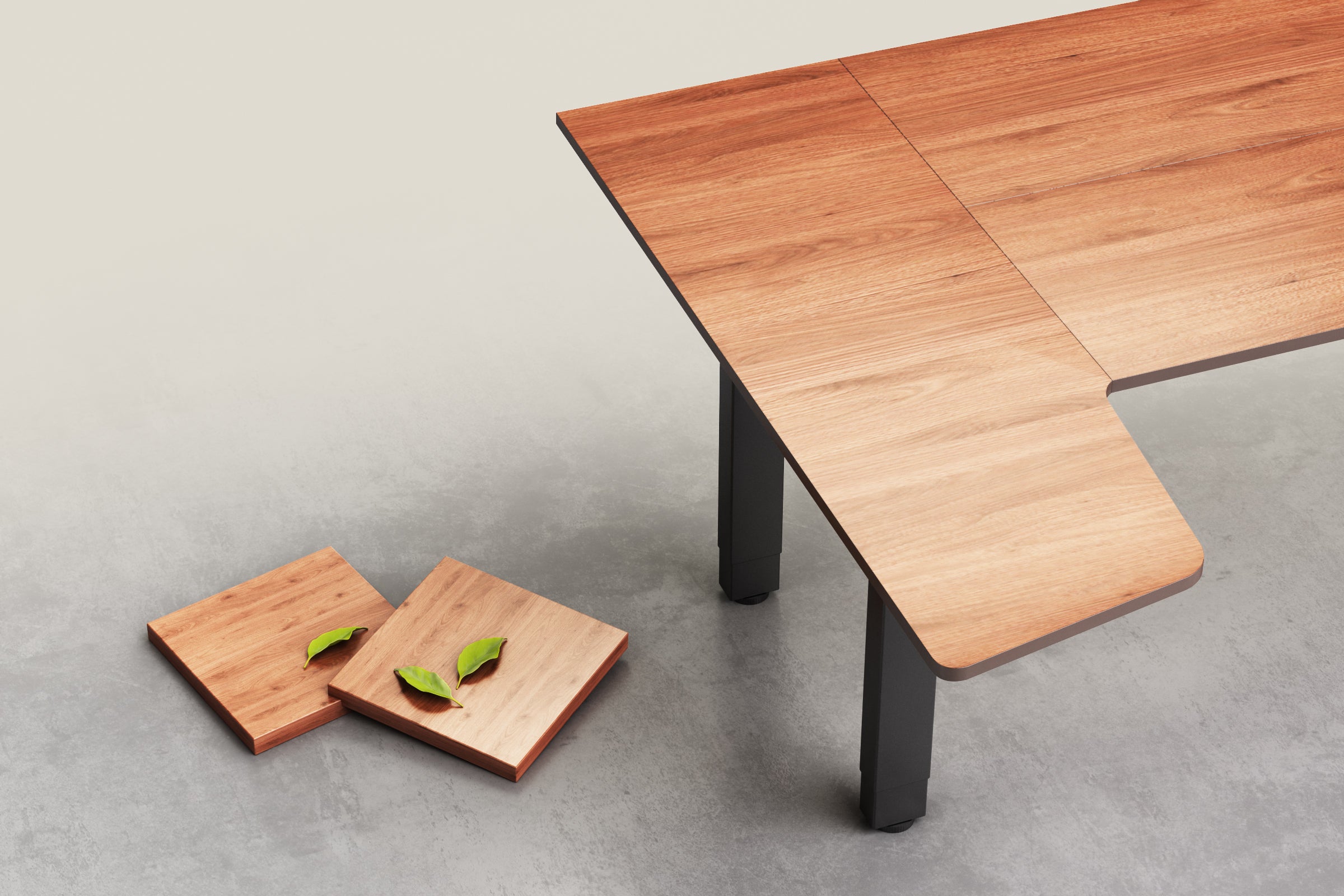 <p>FSC-zertifizierte Tischplattenmaterialien</p>