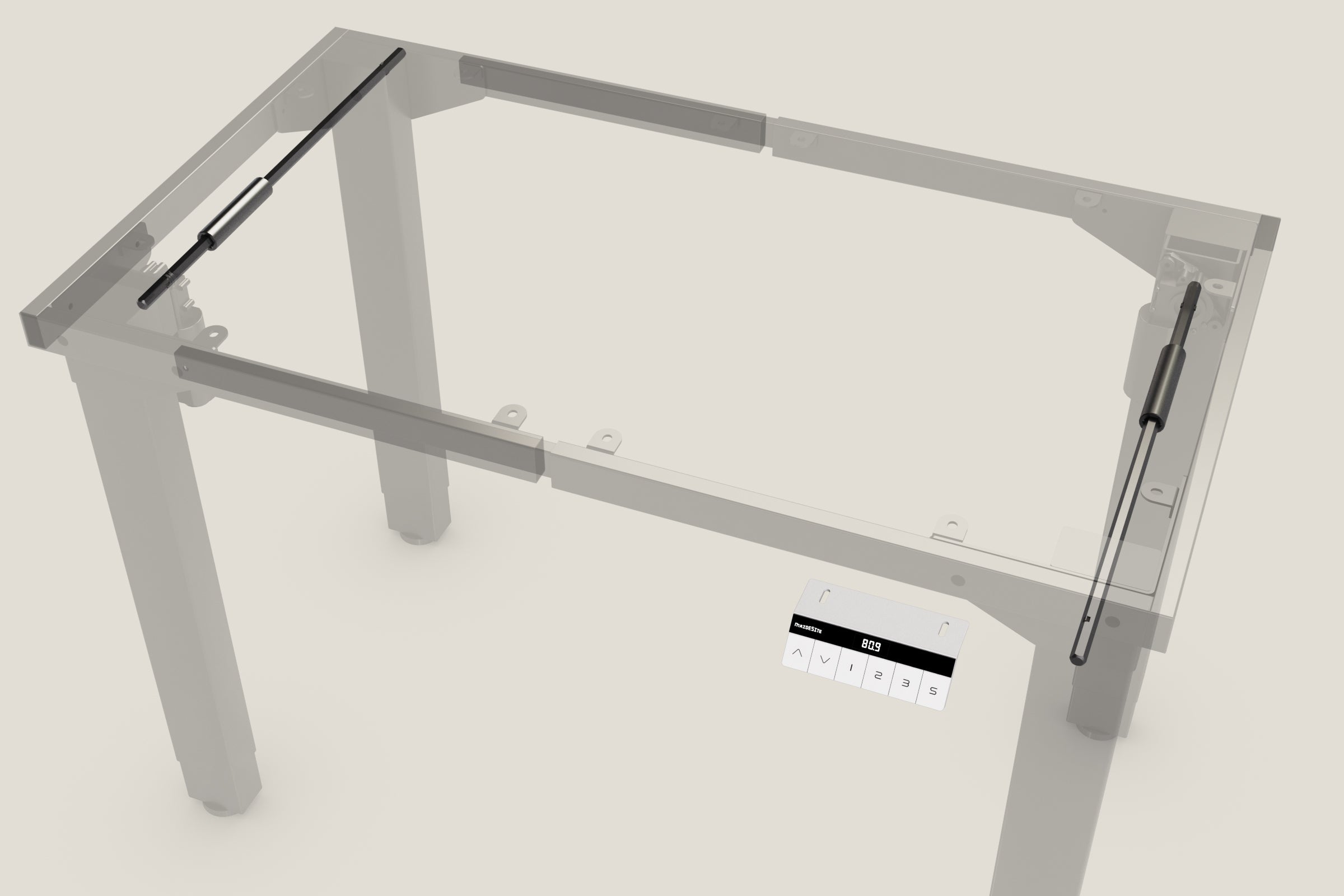 <p>Metall-Antriebswelle für höhere Lebensdauer</p>