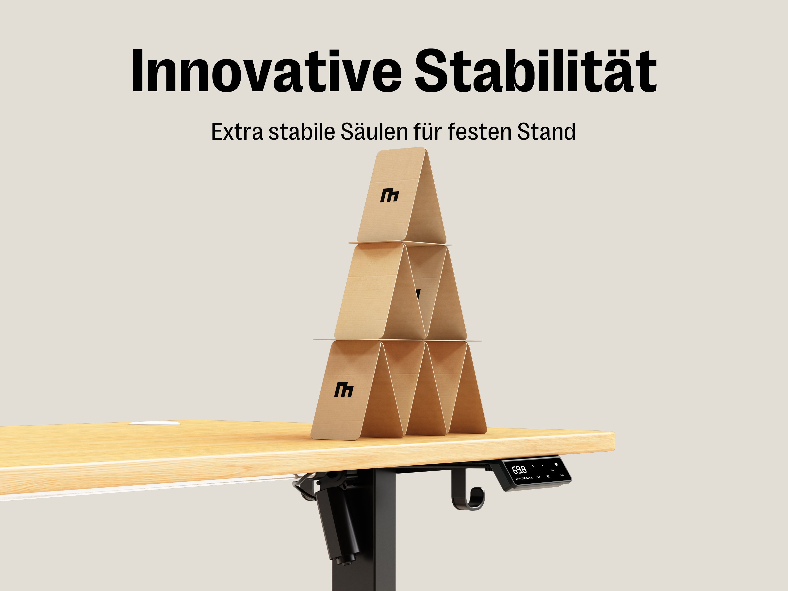 Maidesite T1 Pro – Hochwertiger Einstiegs-Höhenverstellbarer Schreibtisch