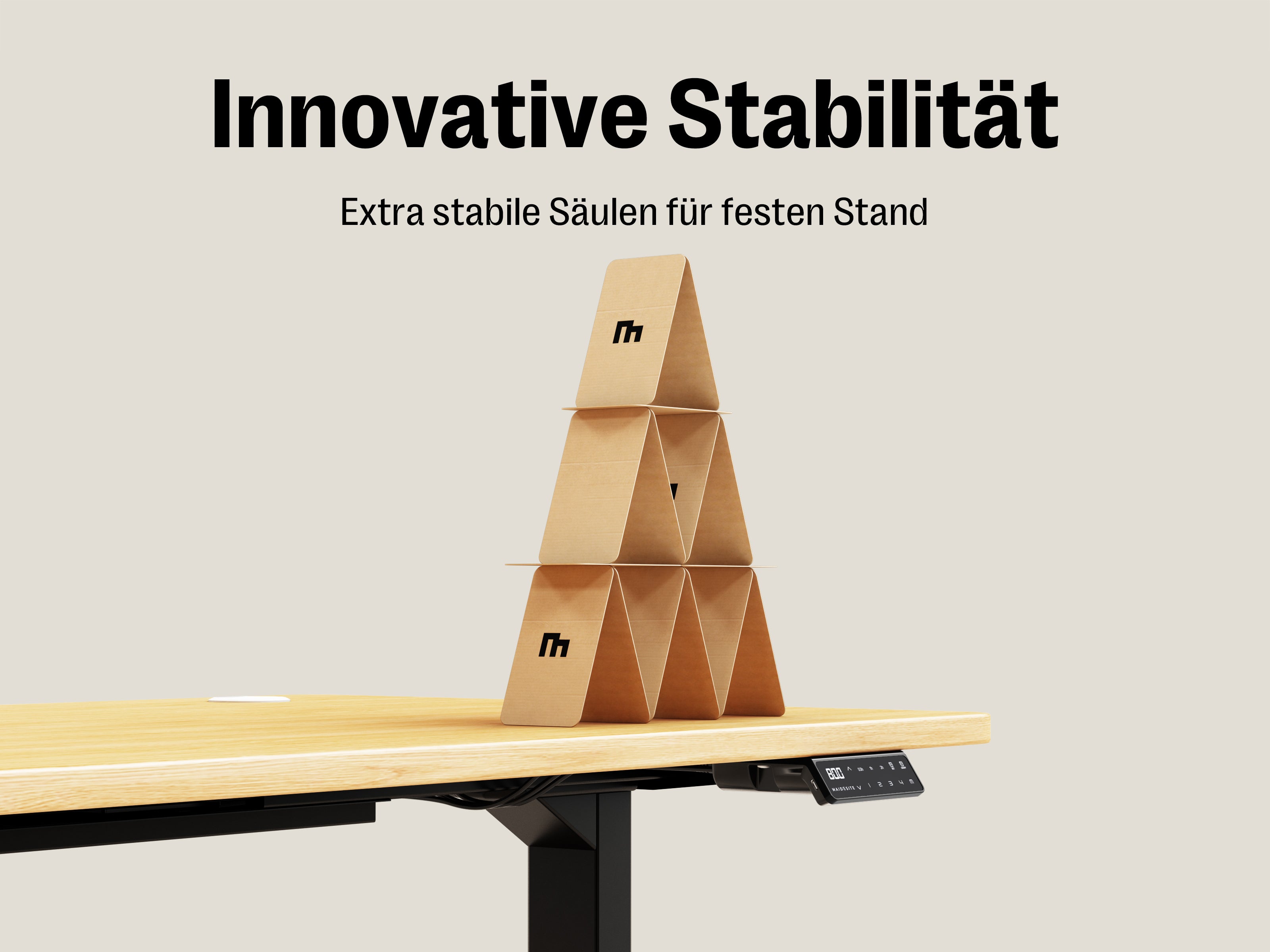 Maidesite T2 Pro – Stabiler Profi-Höhenverstellbarer Schreibtisch