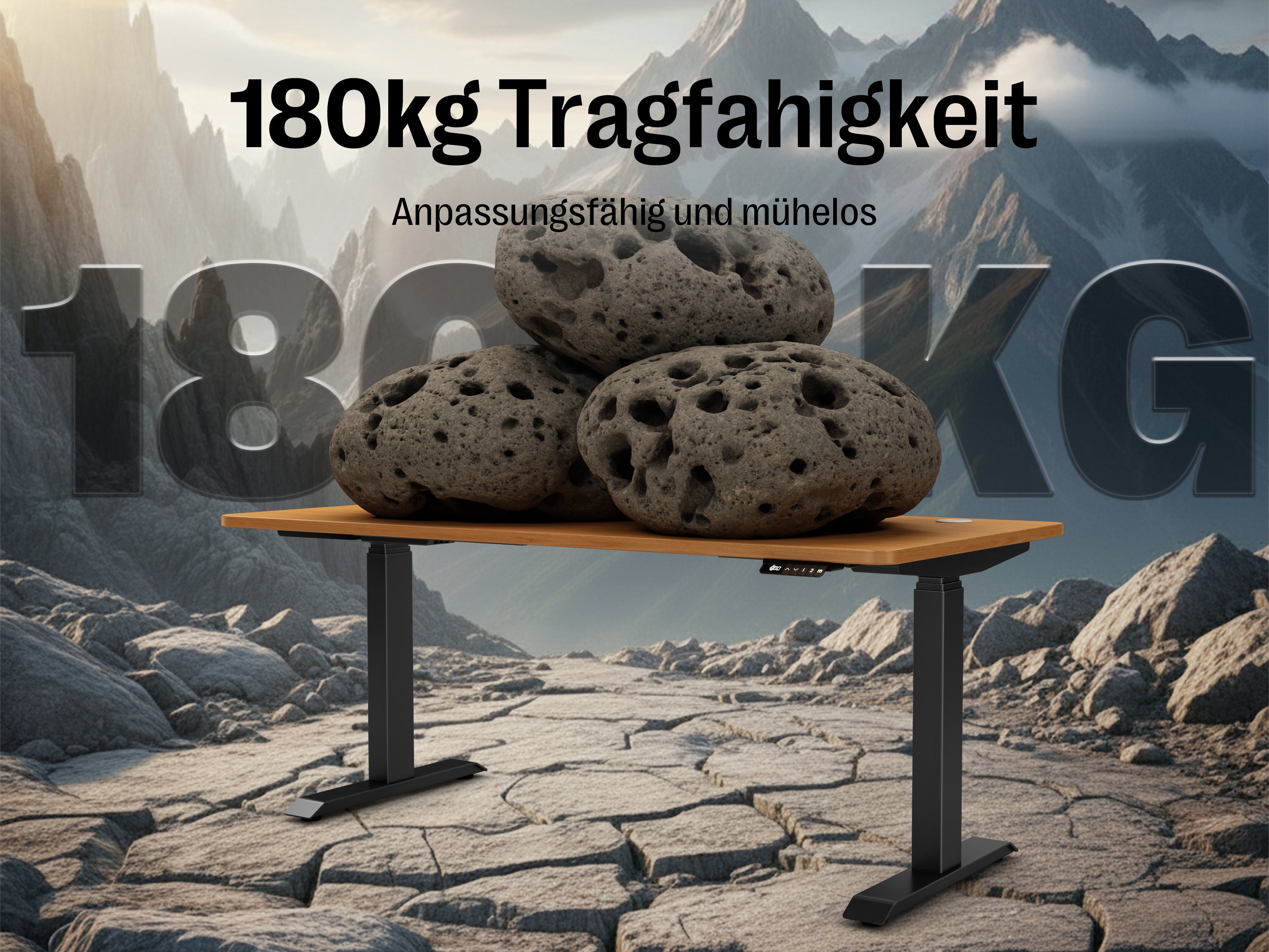 Maidesite T2 Pro Max – Premium Alleskönner Höhenverstellbarer Schreibtisch