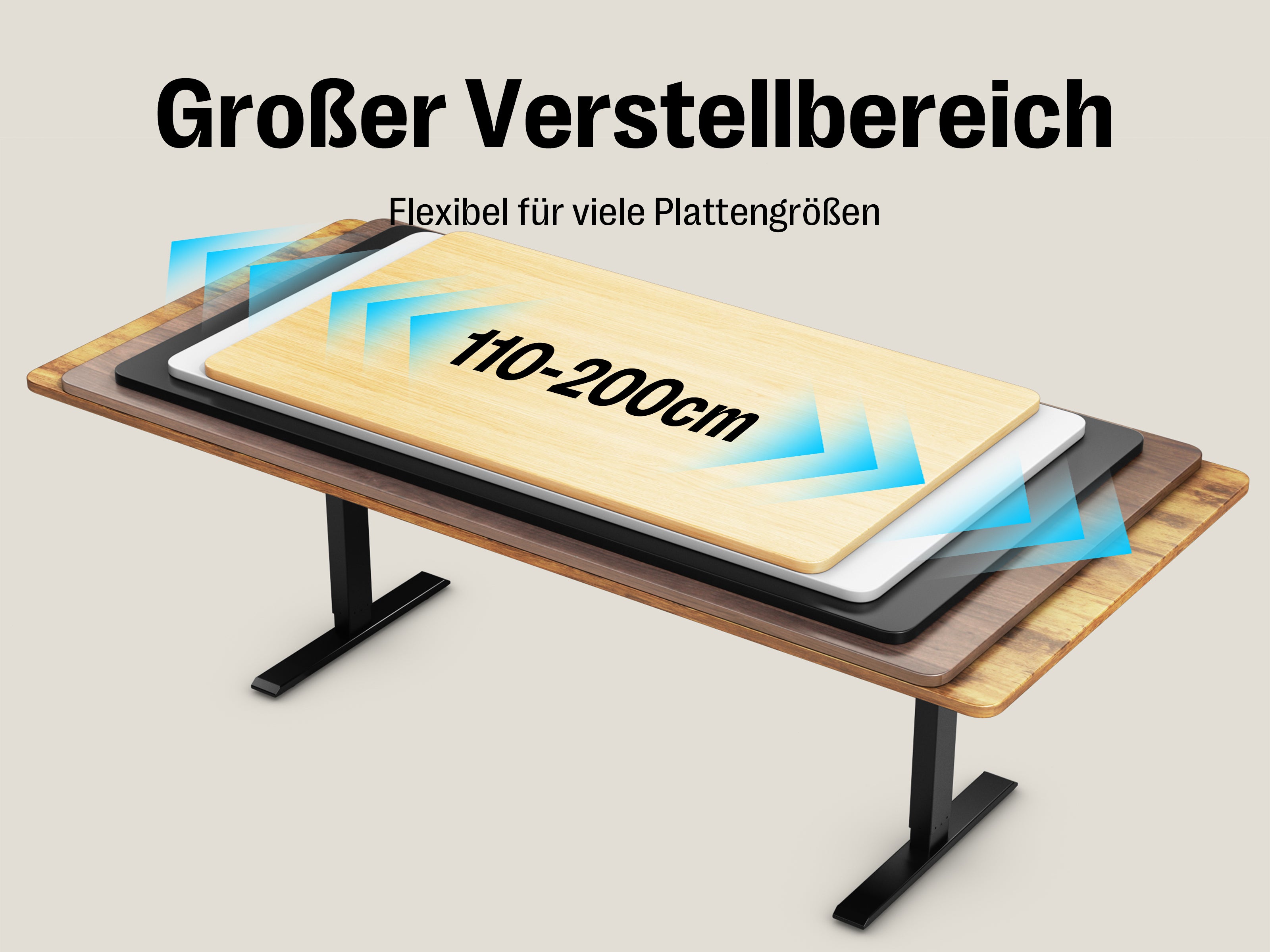 Maidesite T1 Pro – Hochwertiger Einstiegs-Höhenverstellbarer Schreibtisch