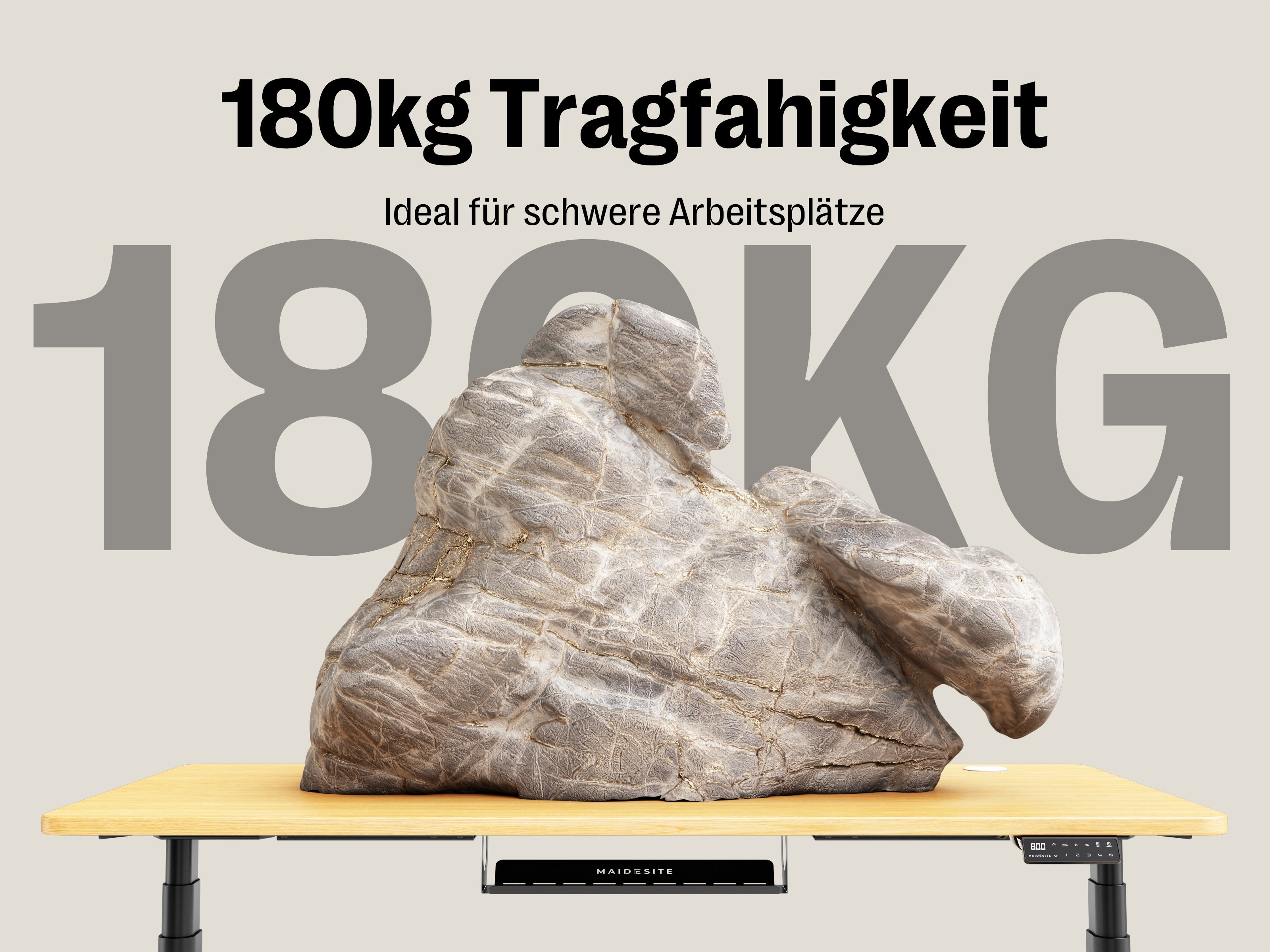 Maidesite EL2 Plus Art – Stilvoller und stabiler Höhenverstellbarer Schreibtisch