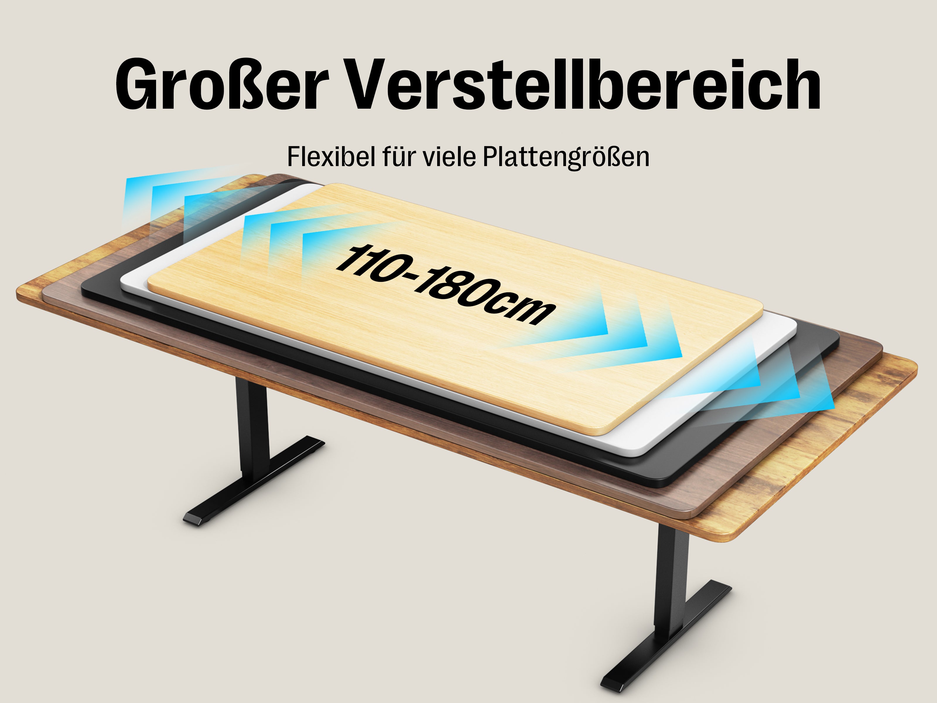 <p>Großer Verstellbereich</p>