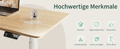 Maidesite robuste Tischplatte 120 140 und 160 cm DIY-Schreibtischplatte
