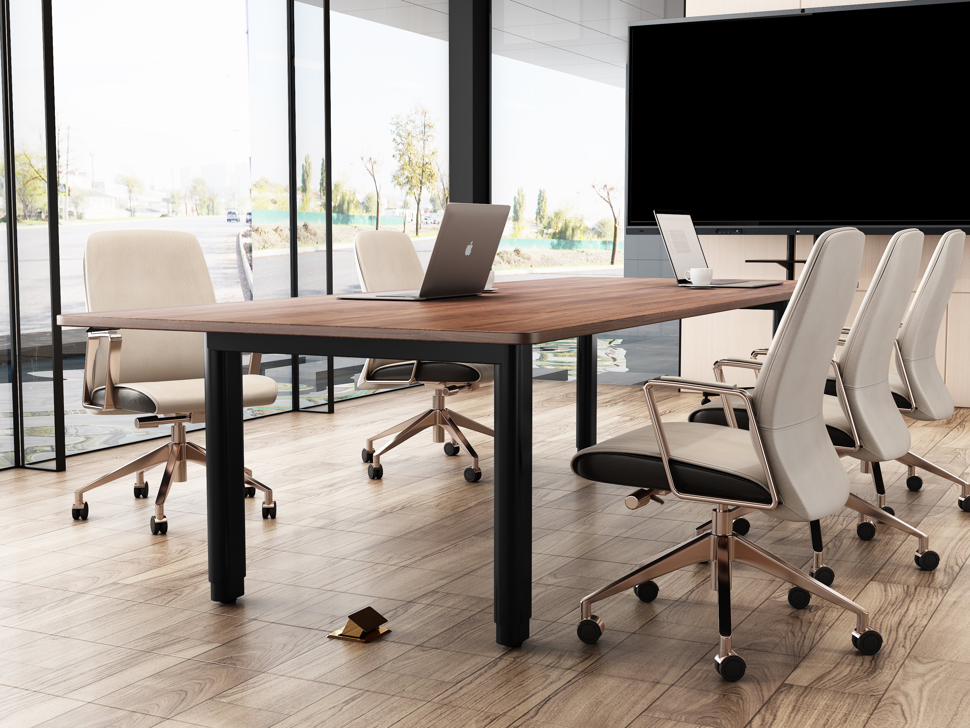 Maidesite T4 Pro Plus – Höhenverstellbarer Schreibtisch mit 4 Beinen im eleganten Gleichgewicht