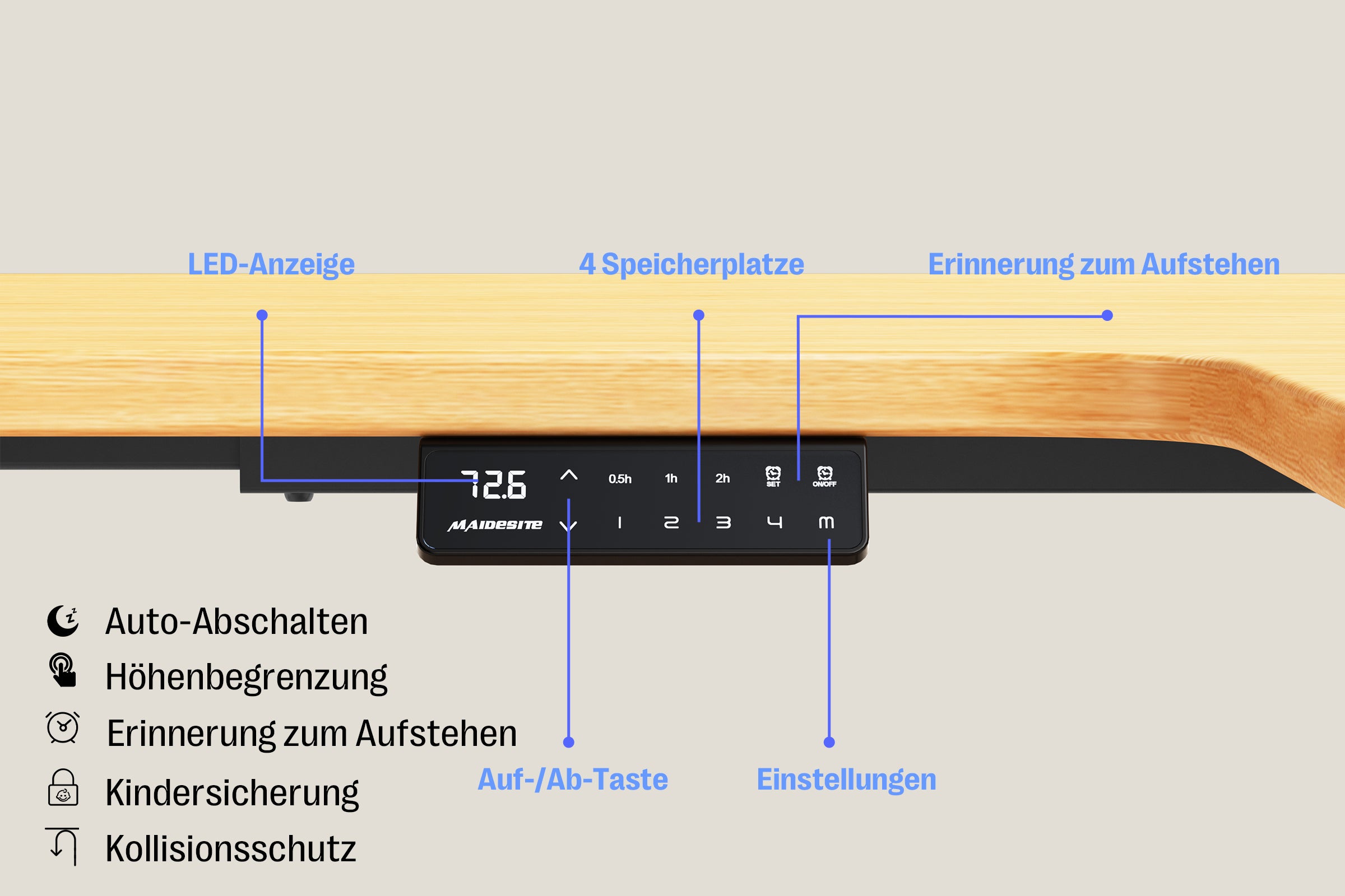 <p>Intelligent wie ein Tablet, präzise wie eine deutsche Uhr</p>