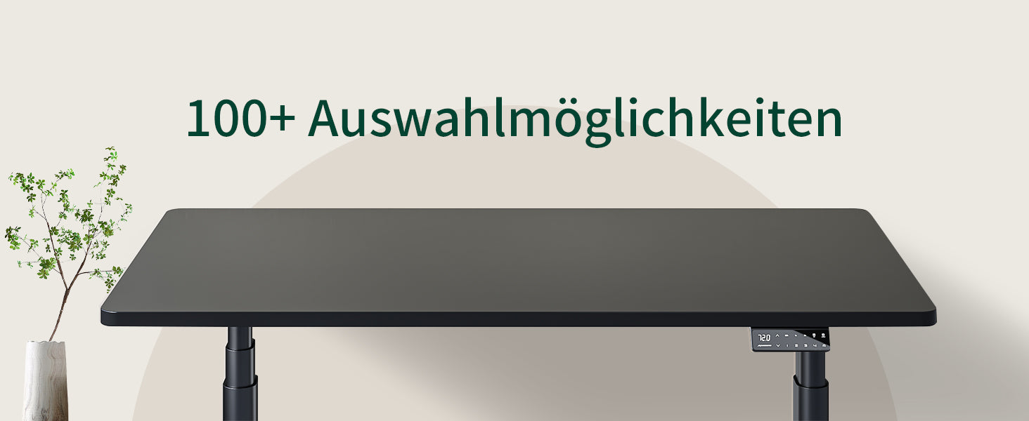 Maidesite robuste Tischplatte 120 140 und 160 cm DIY-Schreibtischplatte