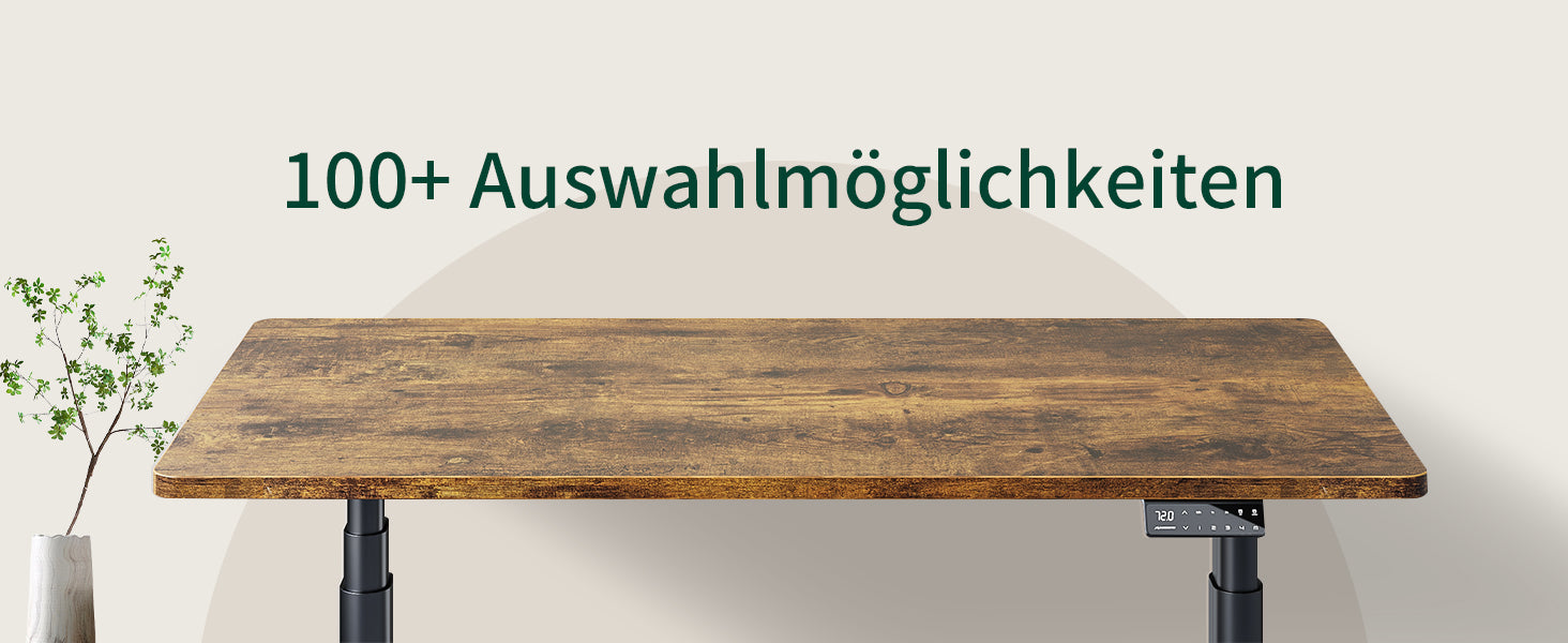 Maidesite robuste Tischplatte 120 140 und 160 cm DIY-Schreibtischplatte