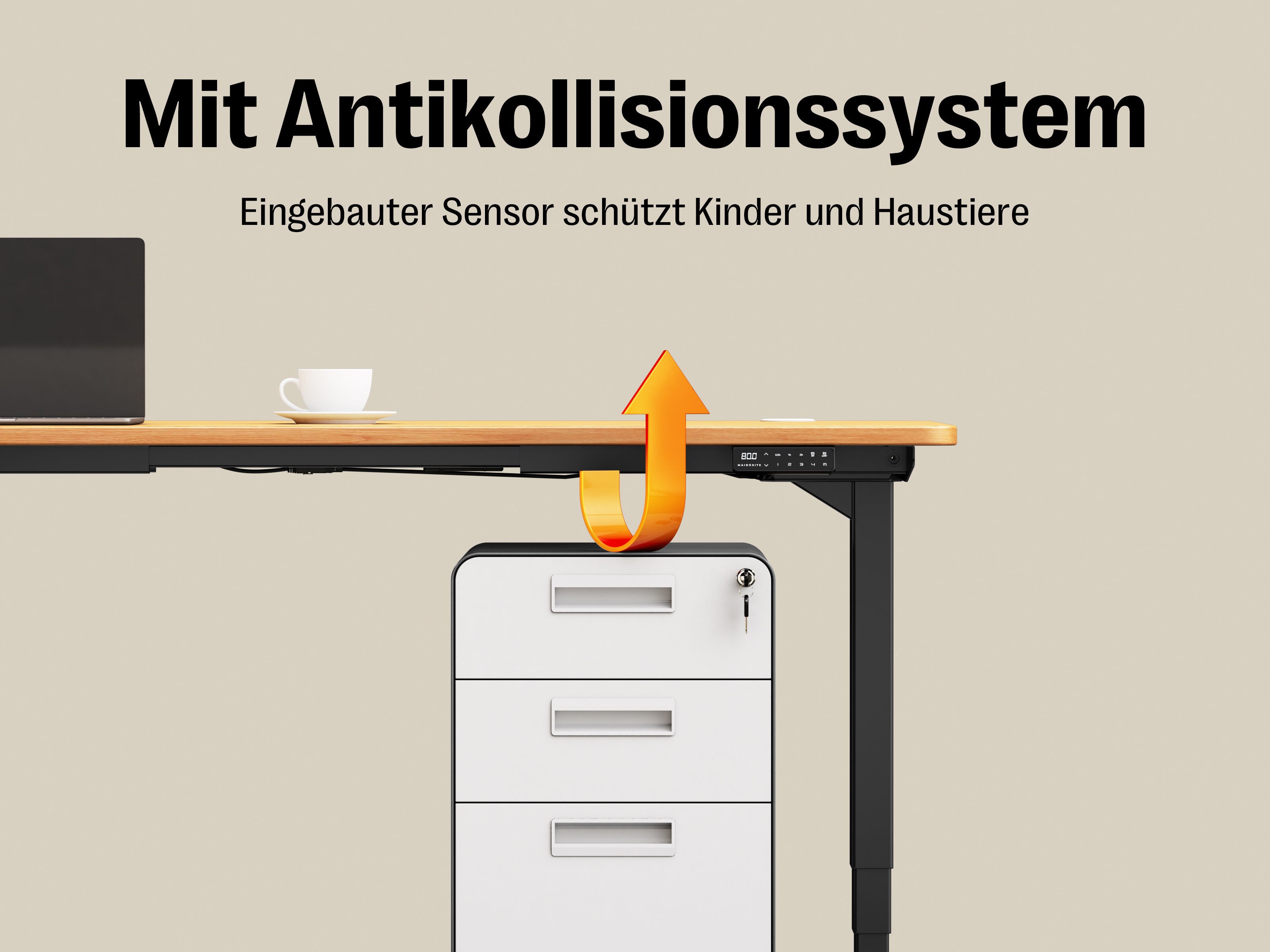 Maidesite T2 Pro Plus – Erweiterter Profi-Höhenverstellbarer Schreibtisch