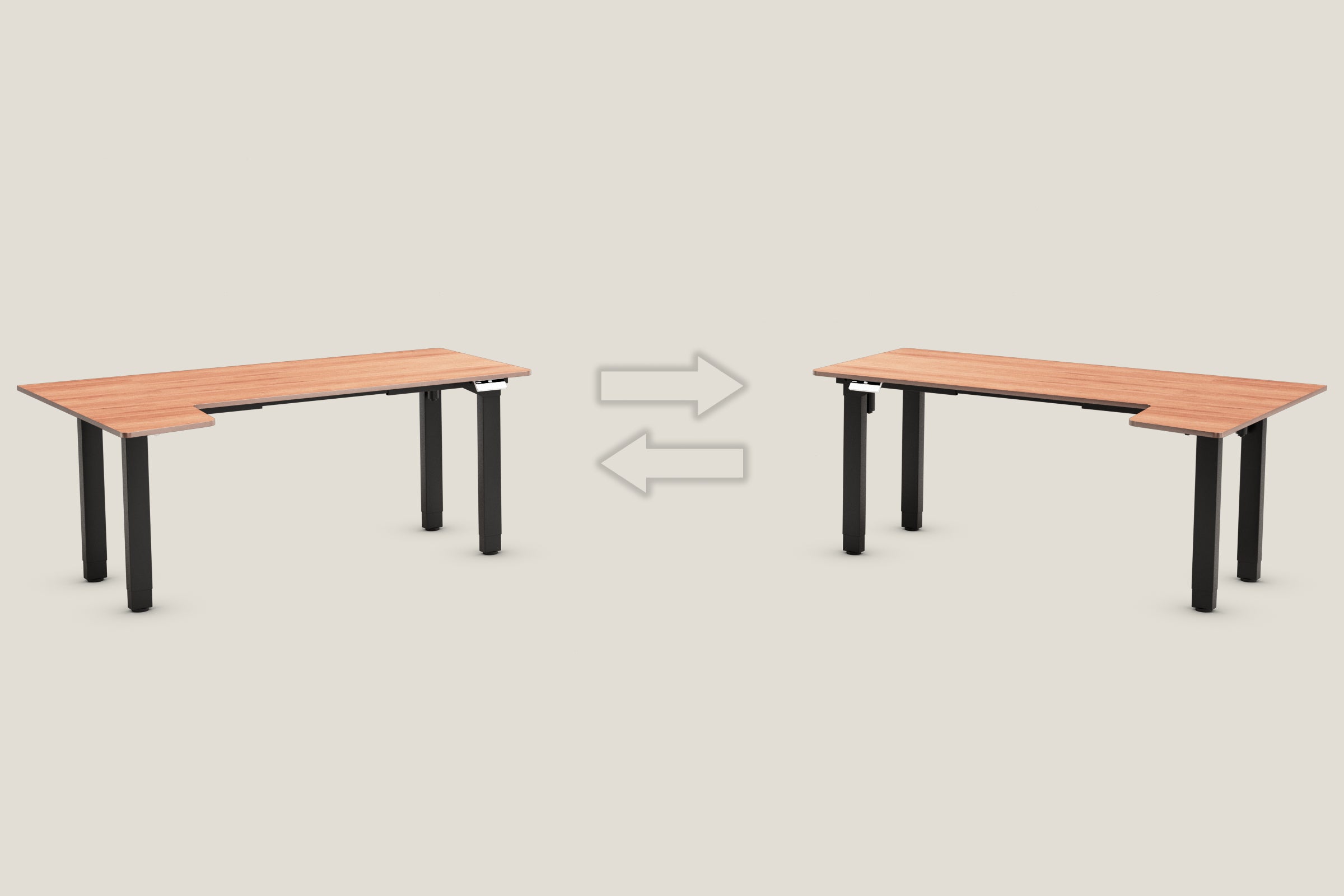 <h3>Flexible Montage – links oder rechts</h3>