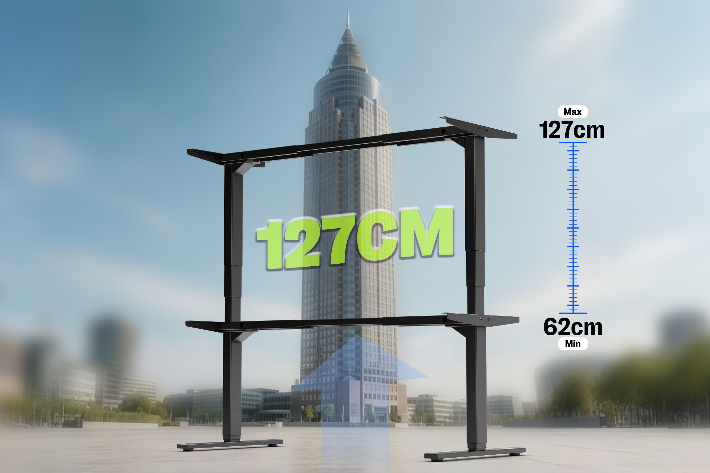 <p>Extra großer Höhenbereich</p>