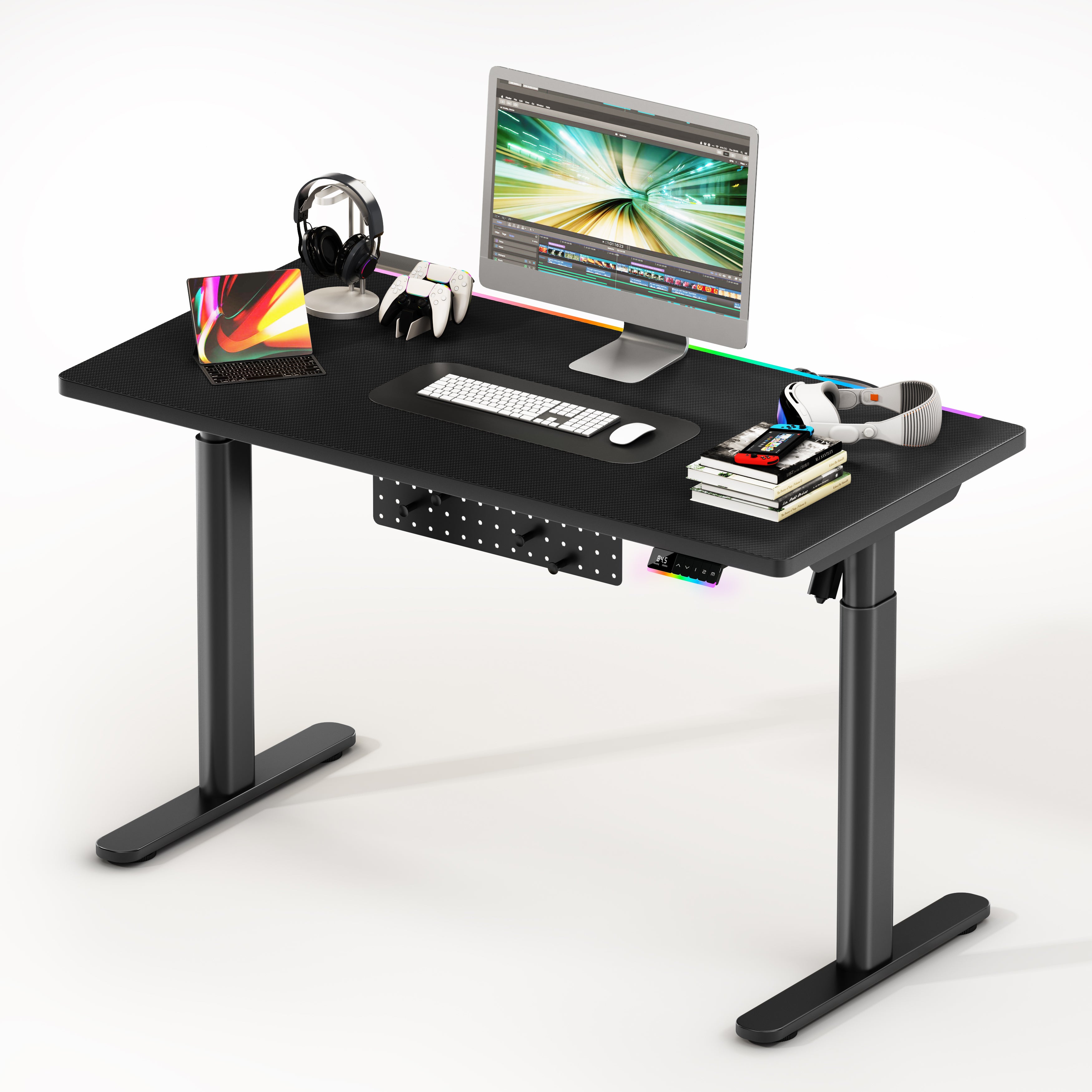 Maidesite Rainbow - Smart höhenverstellbarer Tisch mit RGB-Lichtleiste