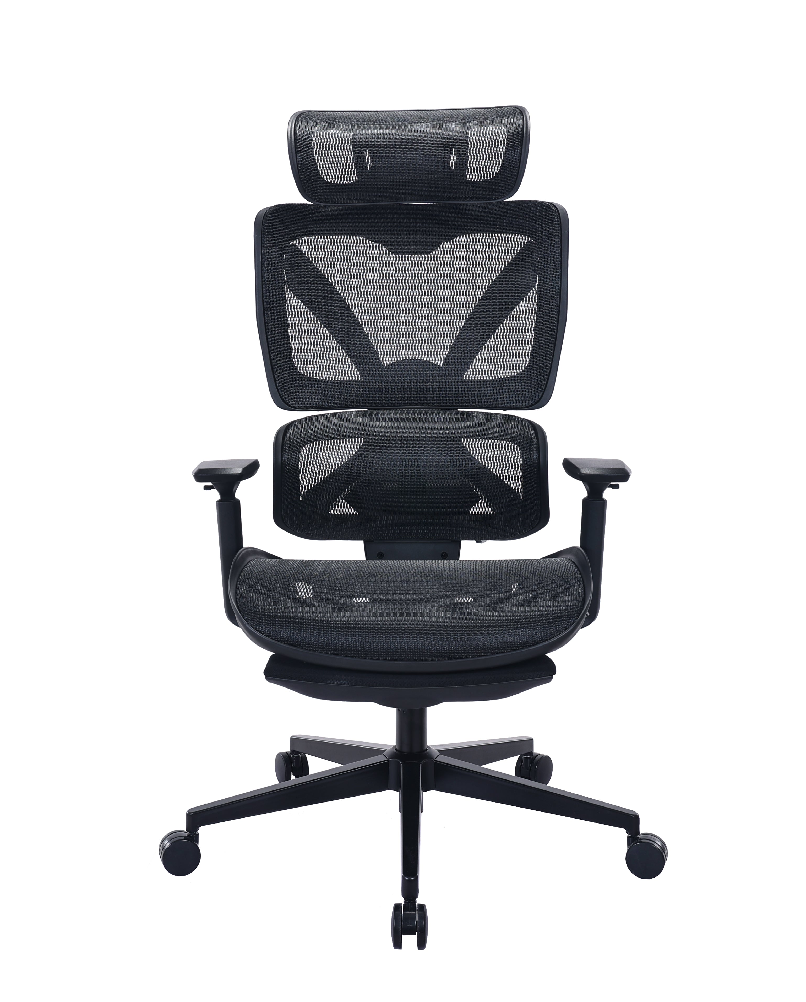 Maidesite EC6 Ergonomischer Bürostuhl mit Kopfstütze Rückenlehne und fußstütze