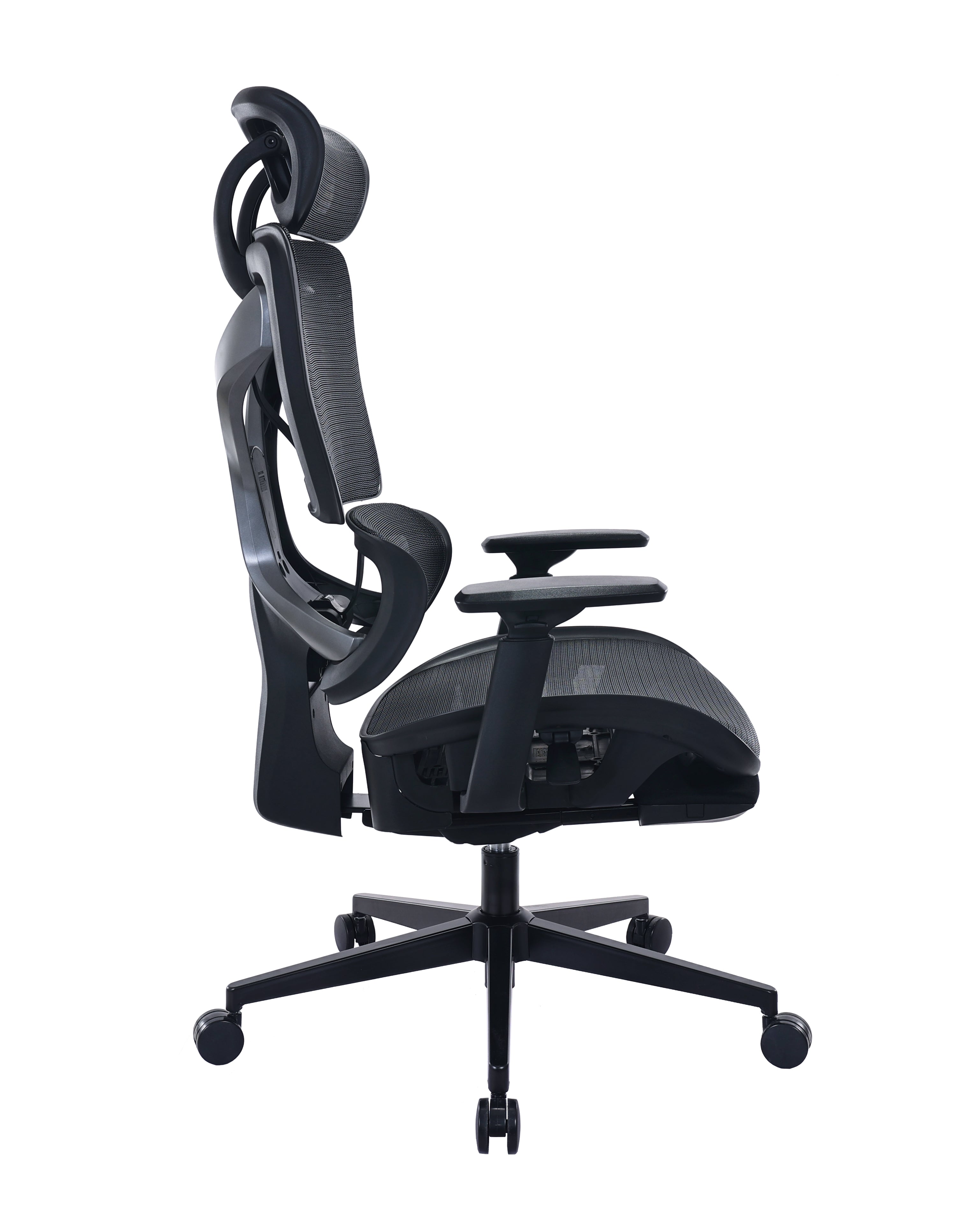 Maidesite EC6 Ergonomischer Bürostuhl mit Kopfstütze Rückenlehne und fußstütze