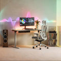 Maidesite Rainbow - Smart höhenverstellbarer Tisch mit RGB-Lichtleiste