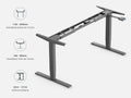 Maidesite T2 Pro Plus - Tischgestell Elektrisch Höhenverstellbar