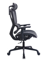 Maidesite EC5 ergonomischer Bürostuhl schwarz Seitenansicht