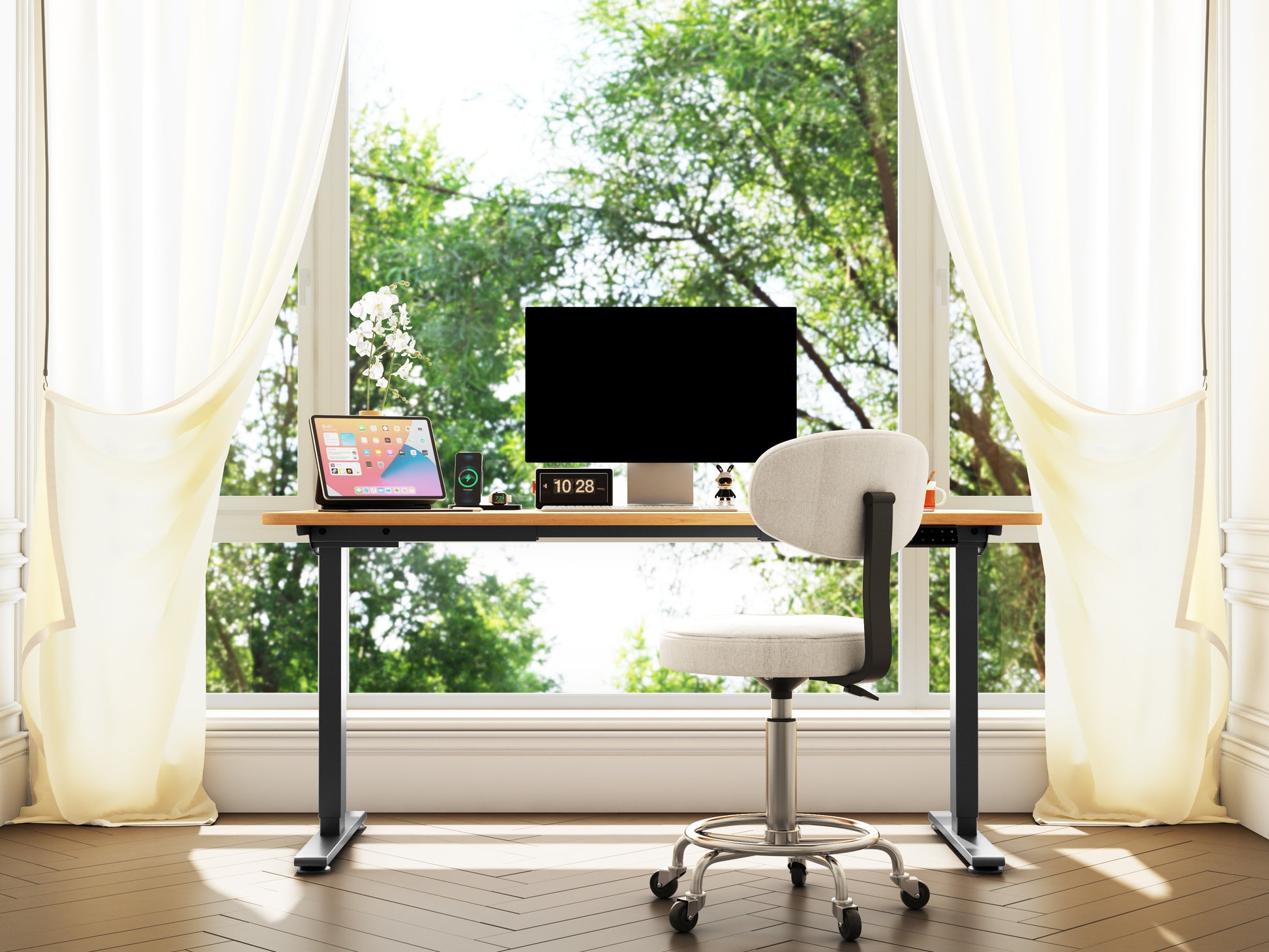 Maidesite T2 – höhenverstellbarer Schreibtisch für das Homeoffice