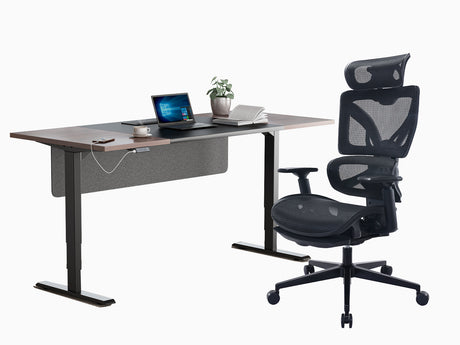 ErgoSet SC2 Schreibtisch & EC6  Bürostuhl