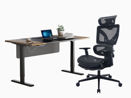ErgoSet SC2 Schreibtisch & EC6  Bürostuhl