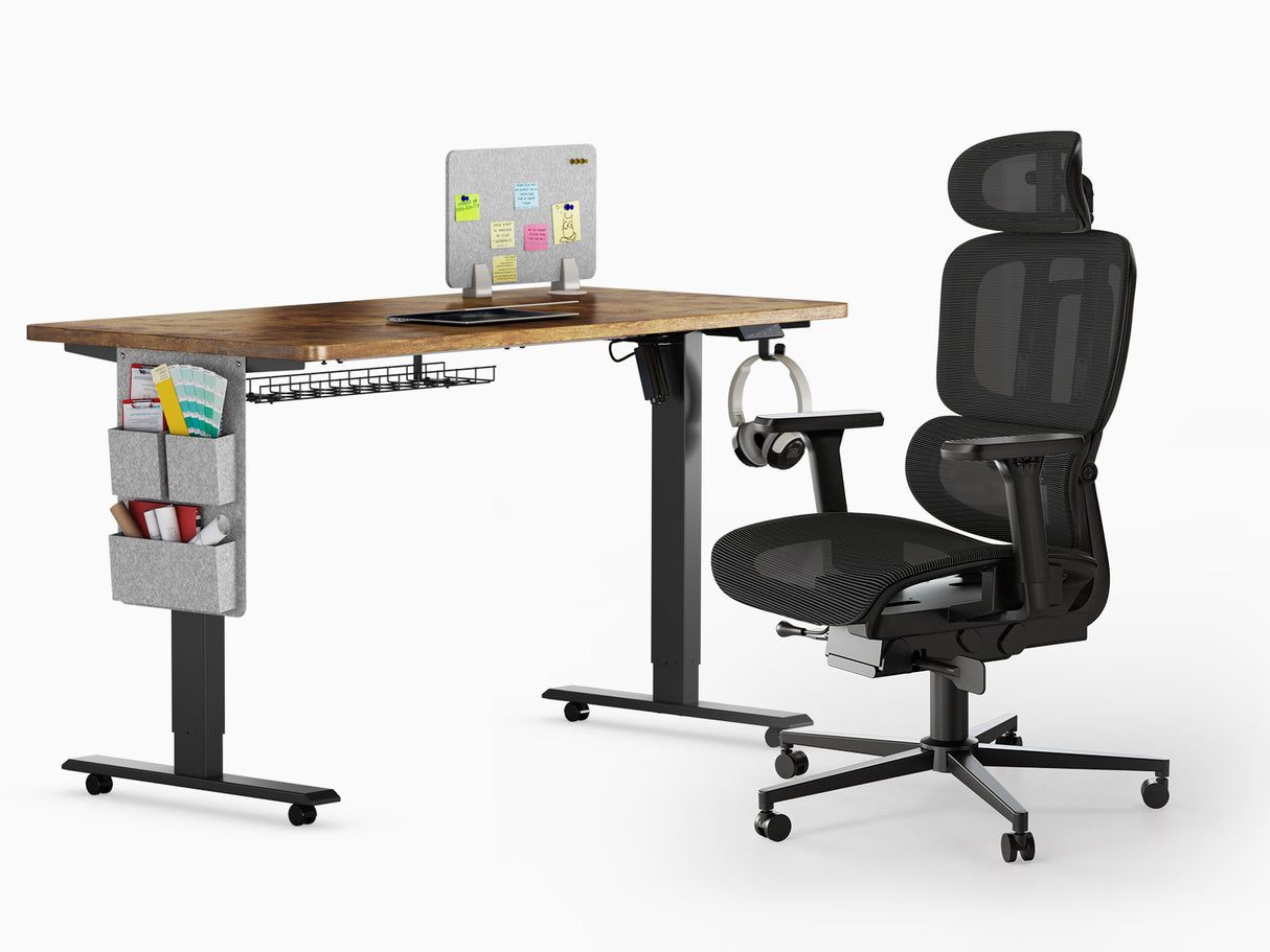 ErgoSet SN1 Schreibtisch & EC5  Bürostuhl