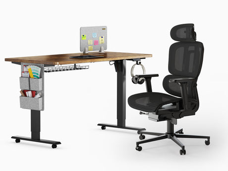 ErgoSet SN1 Schreibtisch & EC5  Bürostuhl