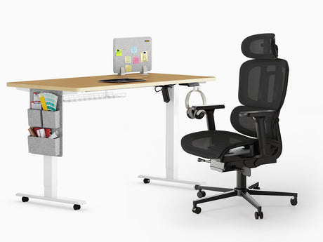 ErgoSet SN1 Schreibtisch & EC5  Bürostuhl