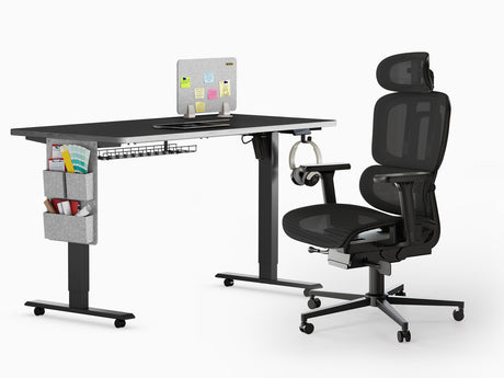 ErgoSet SN1 Schreibtisch & EC5  Bürostuhl