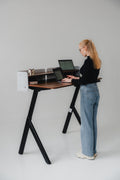 Maidesite ArborLift Elektrisch Höhenverstellbarer Schreibtisch, 120x60 / 140x70 cm, mit USB-C Anschluss