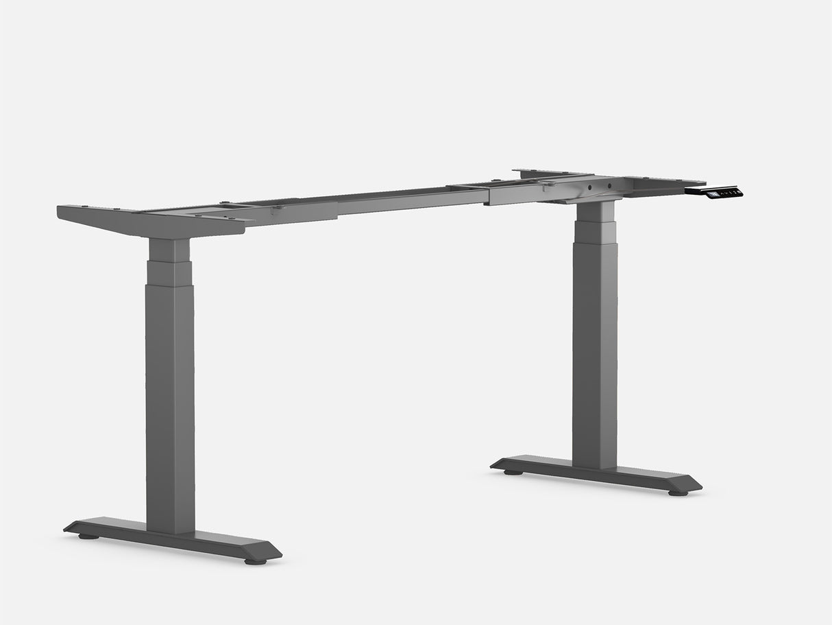 Maidesite T2 Pro Max elektrisch höhenverstellbarer Schreibtisch graues Gestell für Schreibtischaufbau