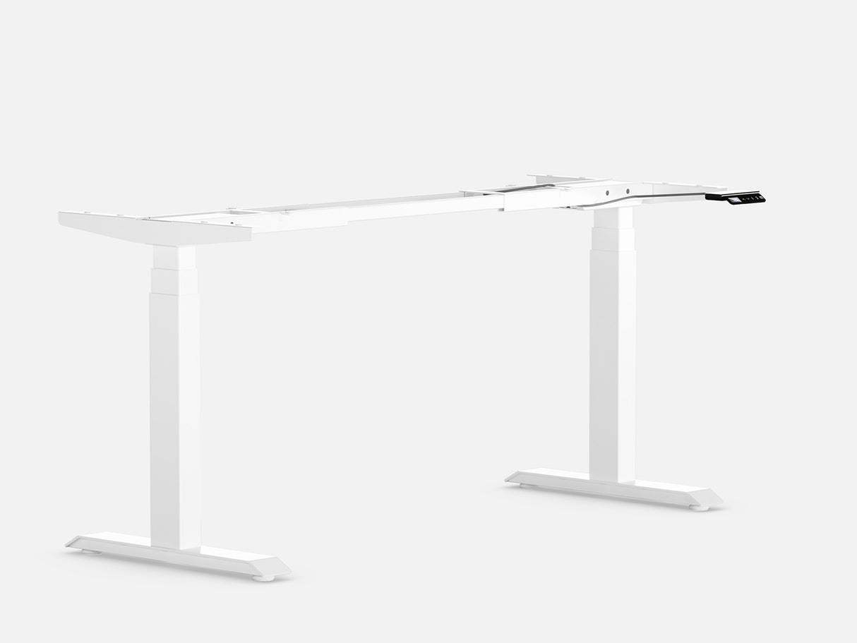 Maidesite T2 Pro Max elektrisch höhenverstellbarer Schreibtisch weißes Tischgestell