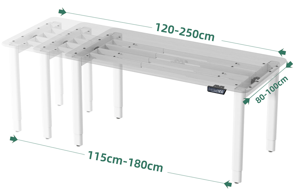 Maidesite T4 Pro Plus - Vierbeinige elliptische Säule Elektrisch Höhenverstellbares Gestell