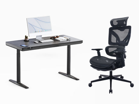 ErgoSet Yoga Schreibtisch & EC6  Bürostuhl