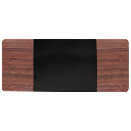 maidesite walnuss-schwarz Tischplatte 160/180cm mit eingelassenen Schraubenmuttern