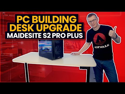 PC-Aufbau Schreibtisch Upgrade - Maidesite T2 Pro Plus Stehpult